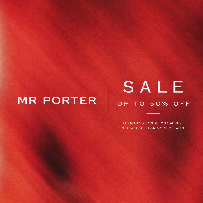 MR PORTER APAC 최대 50% 세일